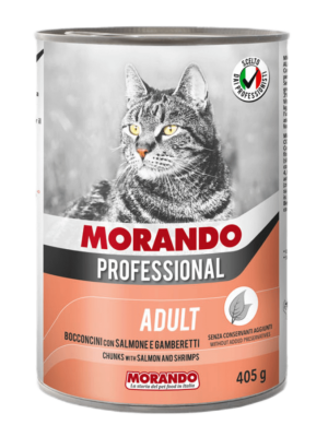 MORANDO KEDİ KONSERVE SOMONLU 400 GR MORANDO KEDİ KONSERVE SOMONLU 400 GR