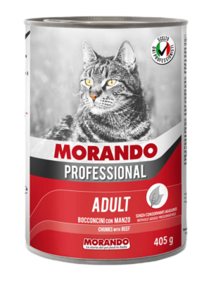 MORANDO KEDİ KONSERVE BİFTEKLİ 400 GR