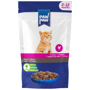 PAW PAW POUCH YAVRU TAVUK ETLİ 85 GR