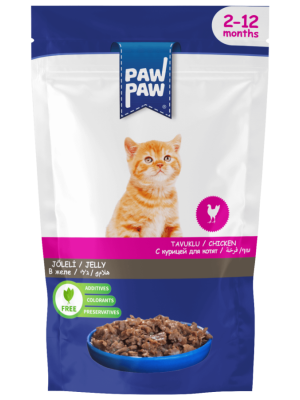 PAW PAW POUCH YAVRU TAVUK ETLİ 85 GR PAW PAW POUCH YAVRU TAVUK ETLİ 85 GR