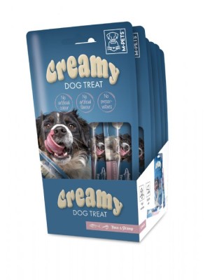 CREAMY KÖPEK ÖDÜLÜ TON BALIKLI KARİDESLİ 4X15GR
