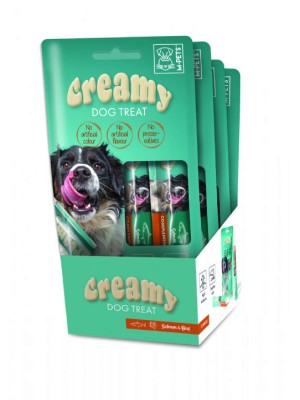 CREAMY KÖPEK ÖDÜLÜ SOMON BALIKLI BİFTEKLİ 4X15GR CREAMY KÖPEK ÖDÜLÜ SOMON BALIKLI BİFTEKLİ 4X15GR