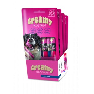 CREAMY KÖPEK ÖDÜLÜ SOMON BALIKLI 4X15GR