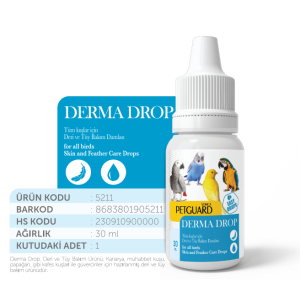 PETGUARD KUŞ VİT DERMA SUPPORT 30ML