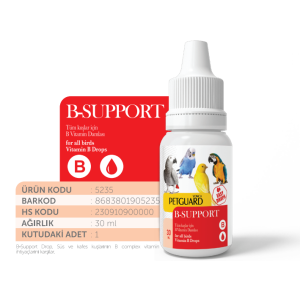 PETGUARD KUŞ VİT B- SUPPORT 30 ML