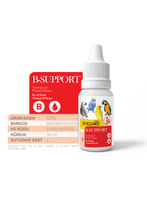 PETGUARD KUŞ VİT B- SUPPORT 30 ML PETGUARD KUŞ VİT B- SUPPORT 30 ML