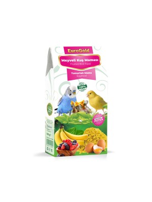 EUROGOLD YUMURTALI MEYVELİ KUŞ MAMASI 100 GR